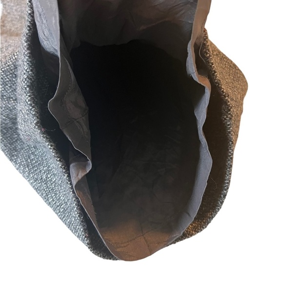 Ann Taylor Chevron Grey Wool Blend Mid Rise Trousers Womens Size 6 Fully Lined - Picture 14 of 15